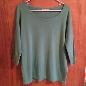 Teal sweater